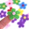 120 Pieces Summer Felt Flowers Fabric Flower Embellishments Assorted Colors for DIY Crafts